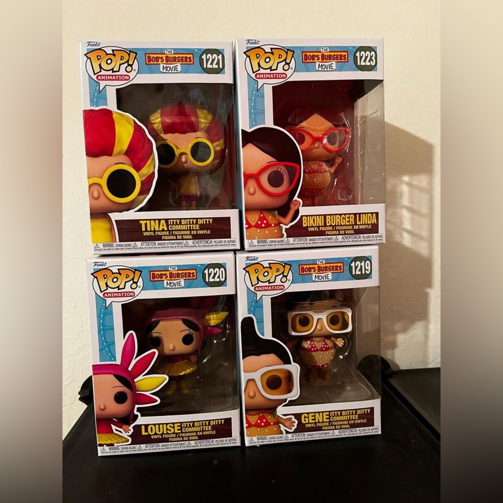 Bob’s Burgers Movie Funko Pops